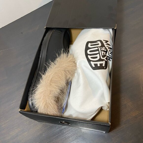 HEYDUDE Wally Slip Loafer Market – Men’s 10 (11.5–12 Woman's size) -Black – NIB - Picture 9 of 9